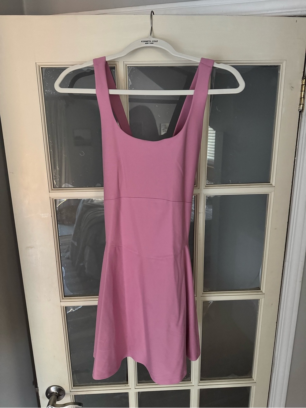Old Navy Mauve-Pink Scoop Neck Mini Dress